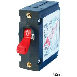 AC/DC A-Series Single Pole Circuit Breakers - Red Toggle image