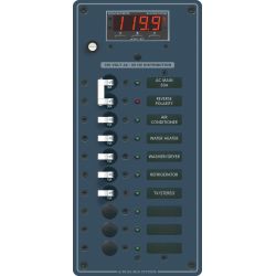 120V AC Main + 8 Position Circuit Breaker Panel - with Digital Multimeter image