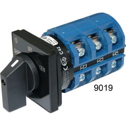 No. 9019 120/240V AC 2-Source Selector Rotary Switch & Panels - 65A image