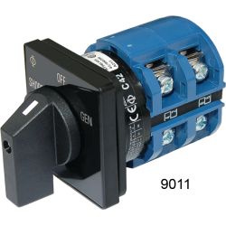 No. 9011 120V AC 2-Source Selector Rotary Switch & Panels - 65A image