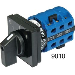 No. 9010 120V AC 3-Source Selector Rotary Switch & Panels - 30A image