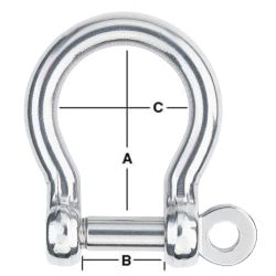 Stainless Steel Bow Shackles image