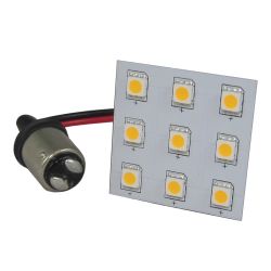 BA15d LED Double Contact Bayonet Bulb - 9 LEDs image