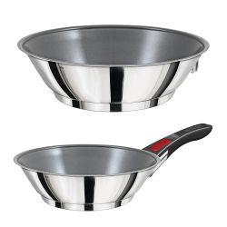 SS Saute-Omelette Pan with Ceramica Non-Stick image