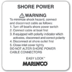 Marinco 301ELB - Easy-Lock Shore Power Inlet image