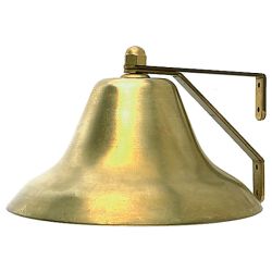 Fig. 0179 Fog Bell - 12 in. Wrought Brass image