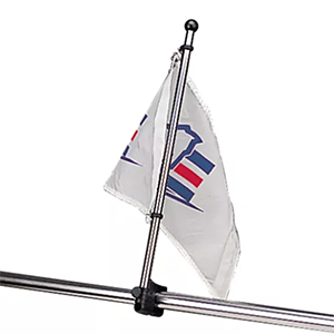 Flagpole with Rail Mount - Adjustable image