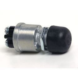 Momentary Push Button Switch - Dash Mount, Rubber Boot image