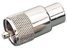PL-259 UHF Connector - Male Plug for RG-8U & RG-213 Coaxial Cables image