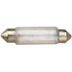12V 10W Festoon Light Bulb - 1-3/16 in. Long, 30.16 mm image