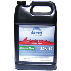 Synthetic Blend 4-Stroke Outboard Oil - SAE 25W-40 image