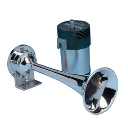 Single Mini Trumpet Air Horn & Compressor Kit image