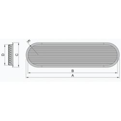 Type SSVL Louvered Engine Room Air Vents - Stainless Steel Frame and Grill image