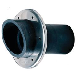 Stainless Flanged Rubber Transom Exhaust Connection image