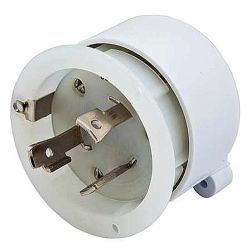 Stainless Steel Round Shore Power Inlet image