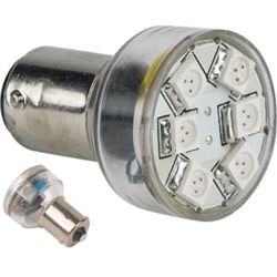 LED BA15s SC Bay Bulbs - Directional, White or Red image