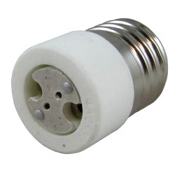 2-Pin LED Bulb to 12V E26 Med. Screw Base Adapter image