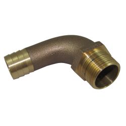 90 Degree Pipe to Hose Fuel Line Fittings image