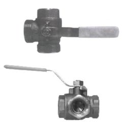 Brass 3-Way Ball Valves - Small Sizes image