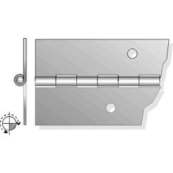 Continuous Piano Hinge - Stainless Steel image