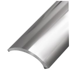 Hollow-Back Half Oval 316 Stainless Steel Rub Rail image
