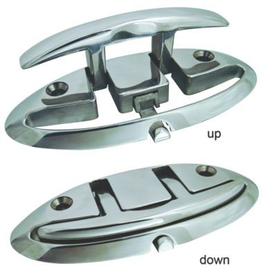 Thru-Bolt SS Spring-Up Folding Cleats - 6 in. and 8 in. image