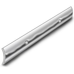 Hollow Back Half Oval 304 Stainless Steel Rub Rail image