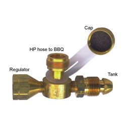 High Pressure Barbeque Connection Tee image