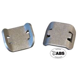 AT-9 Glue-On Aluminum Wire Tie Mounts - Use With Up to 3/8 in. Wide Wire Ties image