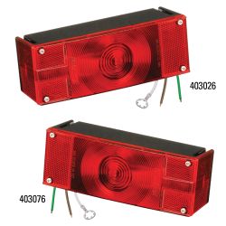 Incandescent Submersible Low Profile Tail Lights - for Trailers Over 80 in. Wide image