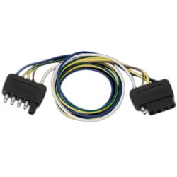 5-Flat Plug Loop Car & Trailer Wiring Harness - 24 in. Long image