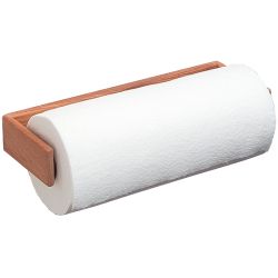 Wall-Mount Teak Paper Towel Holder image
