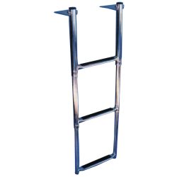 Over Platform Telescoping Drop Ladders with All Stainless Steps image